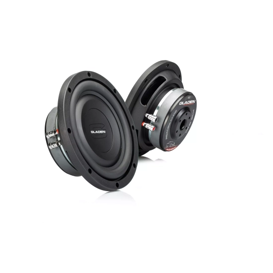 Gladen RS-X 08 Slim D2 – Subwoofer Car Audio 8" (20 cm) 225 W RMS Dual 2 Ohm | Ultra Slim